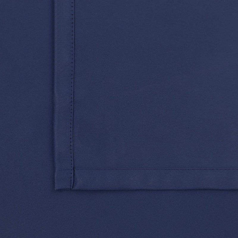 BGment Rod Pocket and Back Tab Blackout Curtains for Bedroom - Thermal Insulated Room Darkening Curtains for Living Room, 2 Window Curtain Panels (38 x 54 Inch, Navy Blue) - Image 5